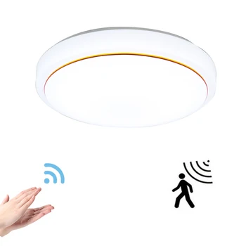 

Motion Sensor / Radar induction led ceiling lights 12W Acrylic Bathroom Accessories Restaurant Hall Stairs Balcony Ceiling Lamps