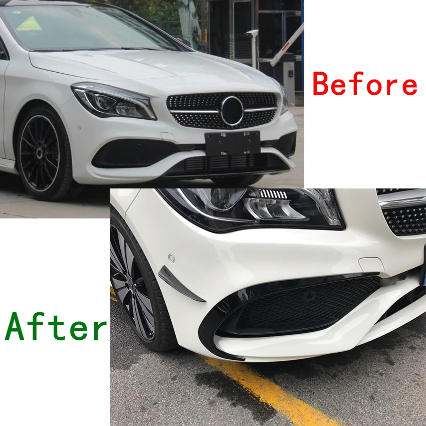 Наклейки на бампер для Mercedes Benz CLA Class W117 C117 2016 2019 CLA200 220 250 260|Наклейки автомобиль| |
