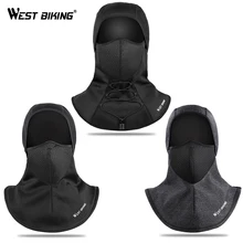WEST BIKING, зимняя велосипедная маска для лица для велосипеда, маска, тепловая Флисовая Балаклава для сноубординга, зимний шарф для защиты шеи, велосипедная теплая маска