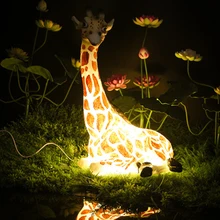 Светодиодный светильник с длинным оленем, открытый водонепроницаемый светильник с низким давлением, декоративный ландшафтный светильник s