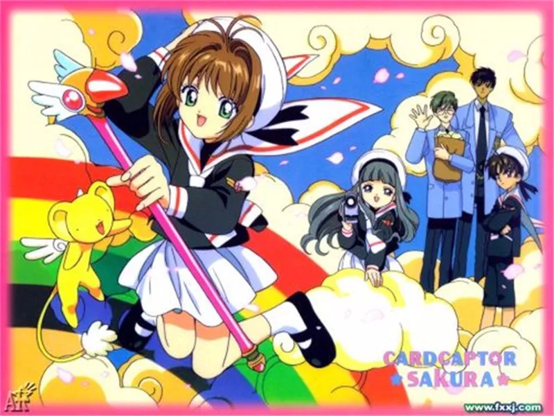 Аниме Cardcaptor Sakura Kinomoto Sakura костюм птицы голова/звезда волшебная палочка Аксессуары Реквизит