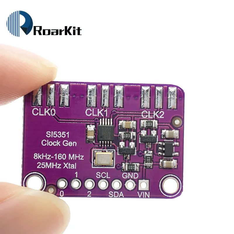 

Si5351 Si5351A Clock Breakout Board Precision 25MHz Crystal Controller Signal