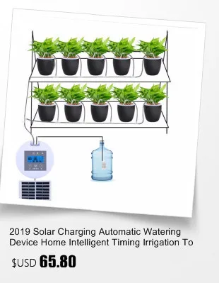 Капельное орошение солнечной энергии оросительная система умный сад Timed автоматическое устройство для полива растений в горшках с водяным насосом