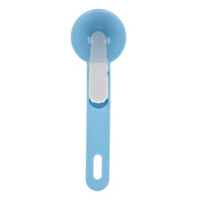 UESH-креативная пластиковая кухонная ложка для мороженого, фруктовая ложка, инструменты для приготовления пищи, синяя