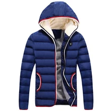 New 2016 Spring Winter Jacket Men Brand High Quality Down Cotton Men Clothes Fashion Warm Mens Jackets Coats Black Plus Size 4XL