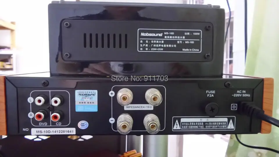 Nobsound MS 10D Hifi 2 0 ламповый усилитель вакуумный домашний аудио громкоговоритель 220 В