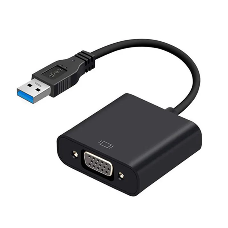 Rovtop USB 3,0 To VGA адаптер внешняя видео карта мульти Дисплей конвертер для Win 7/8/10 настольных ПК Монитор Проектор