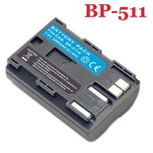 BP-511 Батарея BP-511A BP511 BP511A для Canon G6 G5 G3 G2 G1 EOS 300D 50D 40D 30D 20D 5D MV300i цифровой Камера 7,4 V литий-ионный аккумулятор+ номер для отслеживания посылки