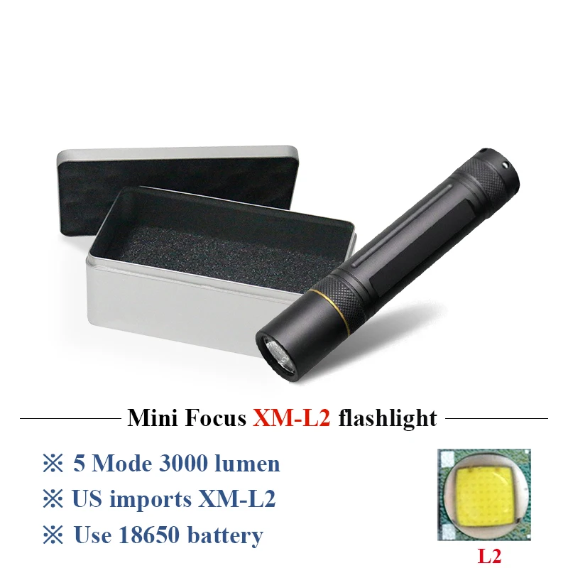 Светодиодный фонарик 18650 cree xm L2 вспышка тактический фонарь для охоты батарея