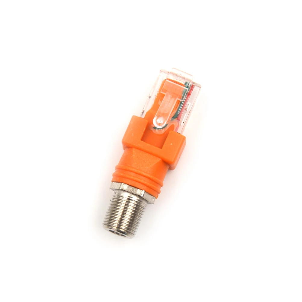 1 шт. F образный разъем RF Женский к RJ45 Мужской коаксиальный цилиндр Соединительный