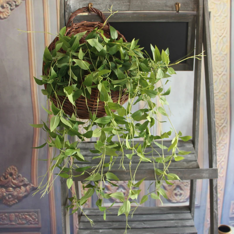 88cm Artificial Plants Rattan Wall Hanging Vine Small ...