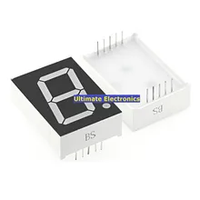 10 шт. 1 дюйм красный высокий светильник 1 бит общий катод общий анод цифровая трубка 10 футов один бит 1 дюйм E6-1100CHR1 10016AUR1/A