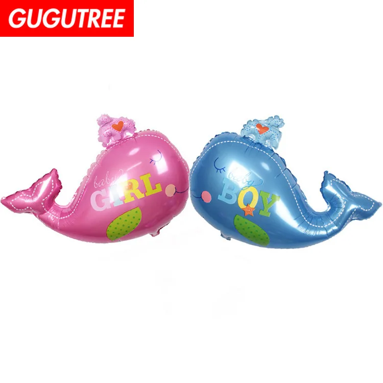 

GUGUTREE PARTY 90x72cm pink blue whale foil ballon wedding event christmas halloween festival birthday party HY-219
