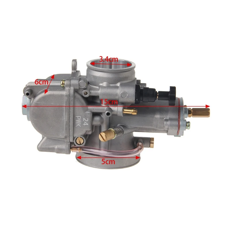 Универсальный мотоцикл 24 мм карбюратор для Keihin Carb PWK Mikuni с силовой струей для мотоциклов и скутеров и грязевых велосипедов и ATV-m18