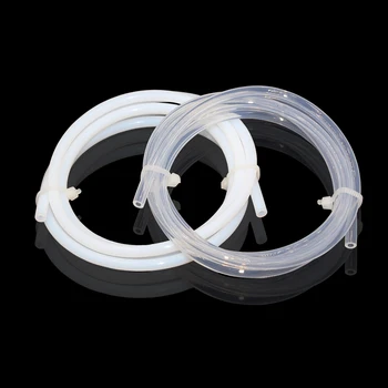 

1 Meter 3D Printers Imported Clear/White PFA PTFE Tube Teflon PiPe, J-head hotend RepRap Rostock Bowden Extruder 2x3 2x4 3x4 4x6