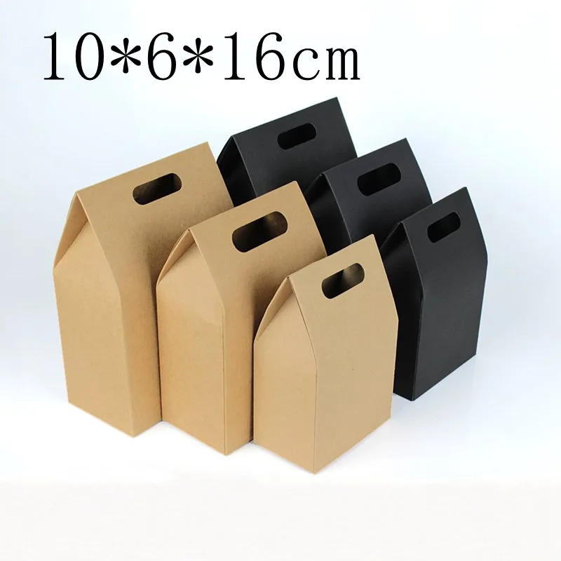 50pcs/lot Brown Natural Kraft Paper Bag Pouches Bag for Gift Wedding