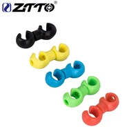 10 шт. ZTTO MTB горный велосипед Raod велосипедные запчасти ТОРМОЗ сдвиг кабель Корпус вращающийся s-крючки c-зажимы кабель-крест - изображение