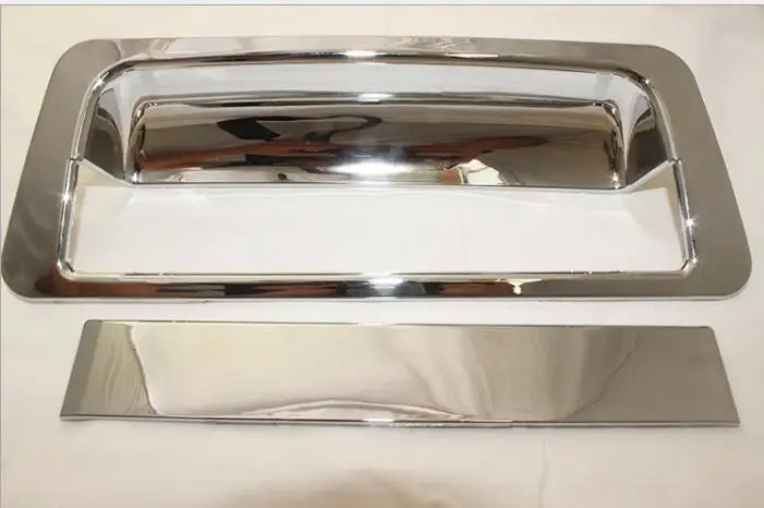 Chrome accessories for nissan navara brute d40 tail gate