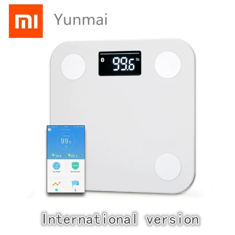 

Xiaomi Mijia Yunmai Mini Smart Scale - Body Fat Scale with New FREE APP & Body Composition Monitor work with For iphone 8 /X