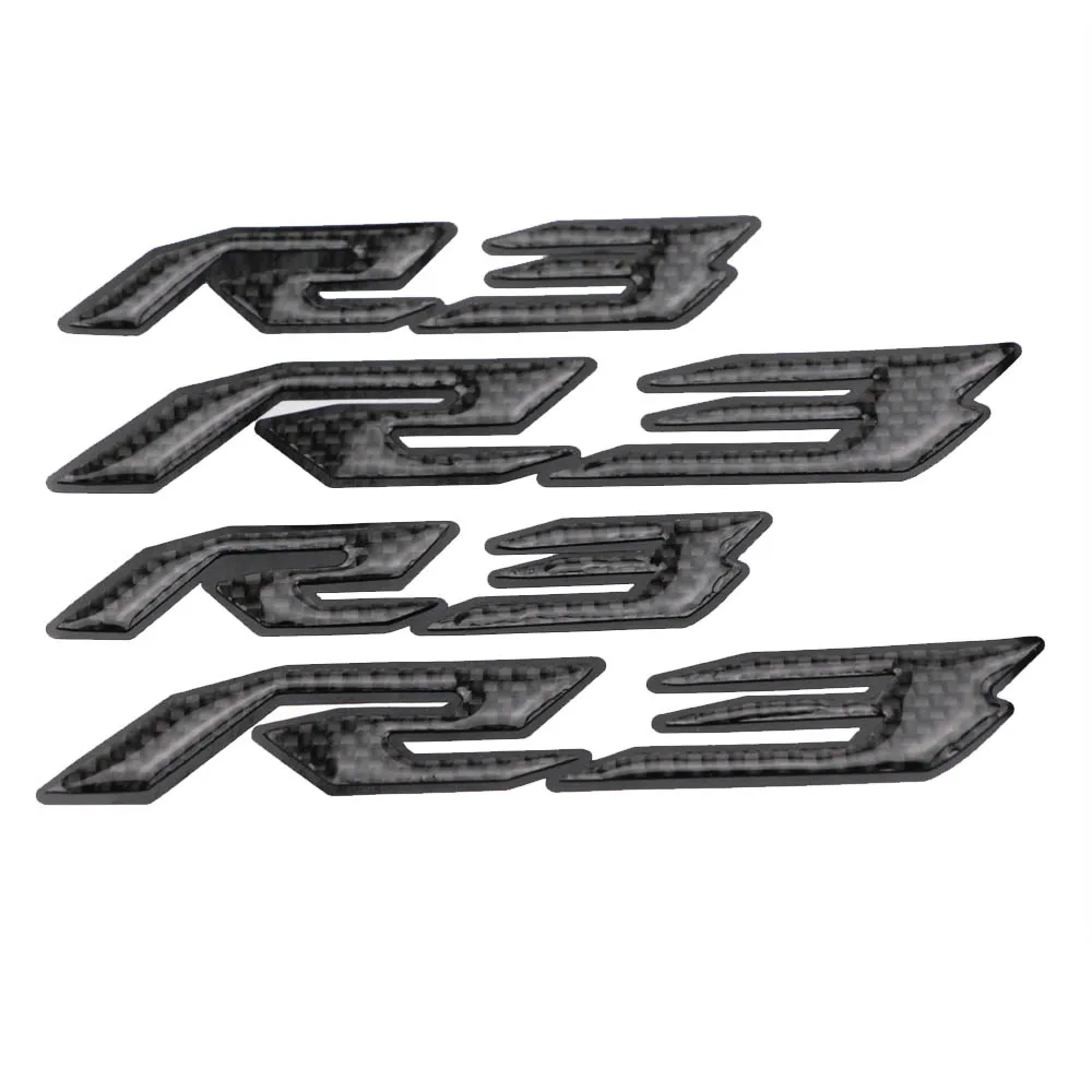 

KODASKIN Motorcycle 3D Raise R3 Emblem Stickers Decal for YAMAHA YZF R3