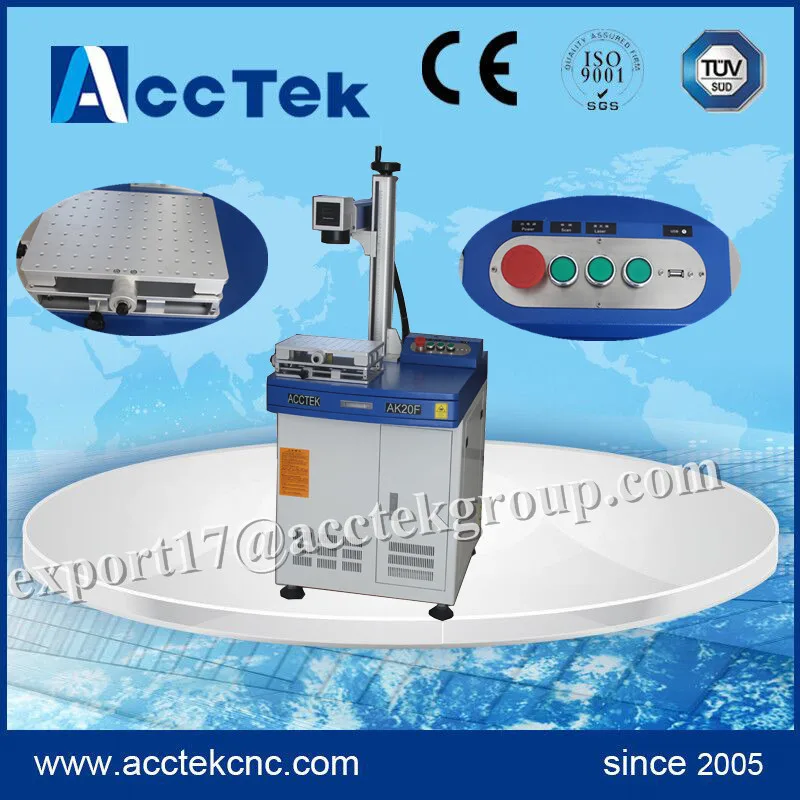 High precision AccTek engraving marking machine laser printer for plastic