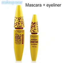 1 комплект = 2 шт. Высокое качество Профессиональный макияж подводка для глаз набор Леопардовый цвет ЧЕРНЫЙ жидкий ученик Гепард подводка для глаз