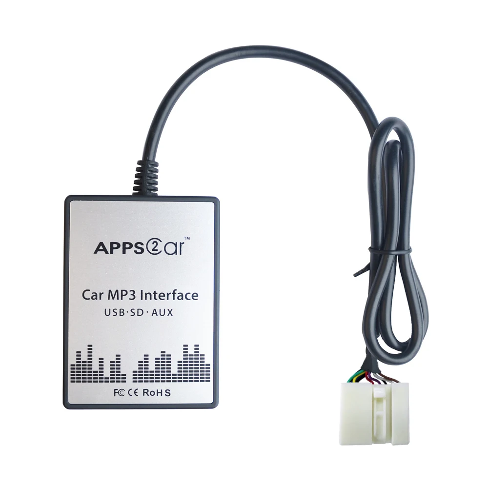 Apps2car автомобиля Радио USB SD AUX Интерфейс цифровой музыки чейнджер MP3 адаптер для Honda Одиссея 2005-2010 подходит Selected OEM Радио s
