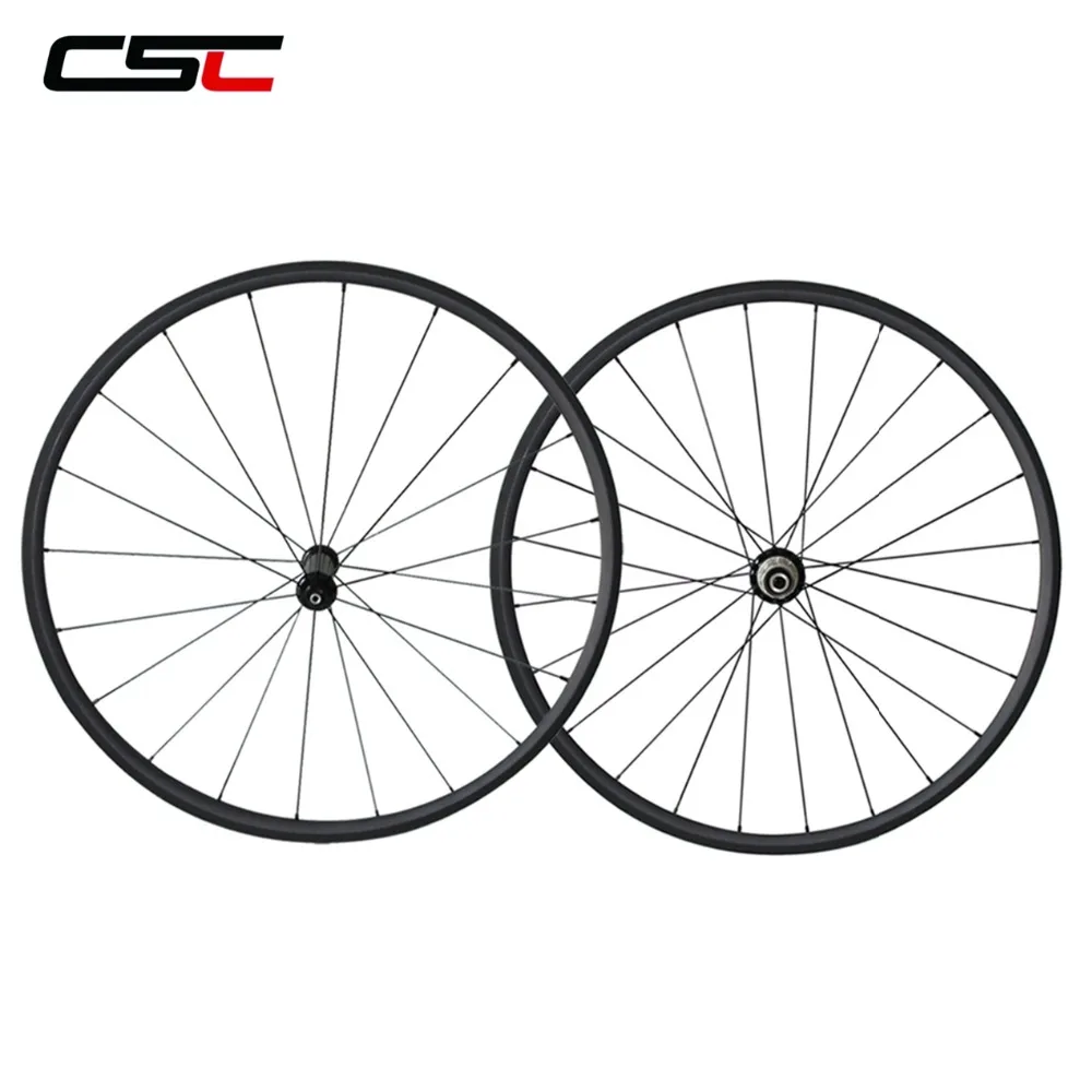 

700C Road Bike Wheelset 24mm/38mm/50mm/60mm/88mm Tubular Clincher CSC Carbon-Wheelset R36 Ceramic Bearing Hub