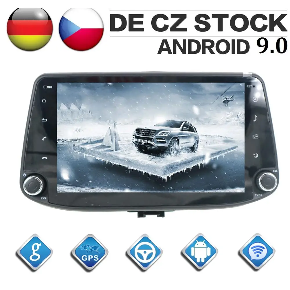 4G+ 32G Восьмиядерный 2 Din стерео Android 9,0 Автомагнитола для hyundai i30 gps навигация CD DVD плеер Bluetooth головное устройство