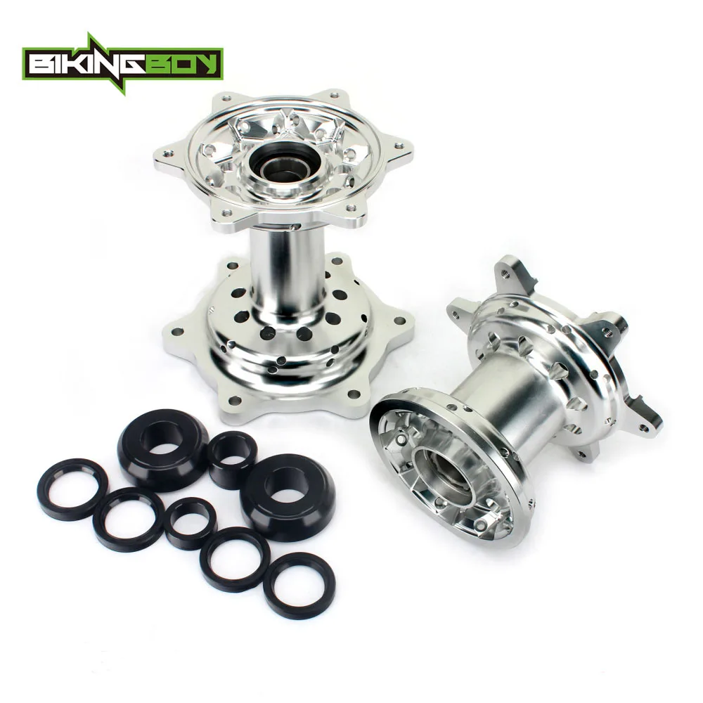 BIKINGBOY 36 Holes Front Rear Wheel Hubs With Axle Sleeve For YAMAHA