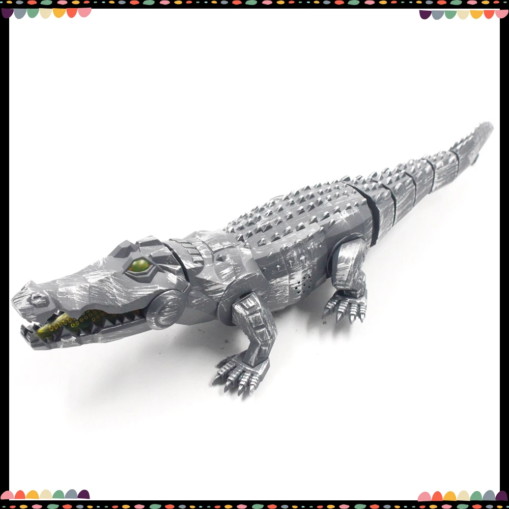 Feilun FK507 RC Animal Electric Crocodile Simulated Animal Model With Cool LED Light Toys Gifts for Kids Children 