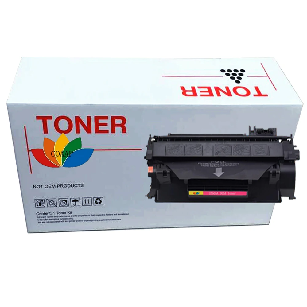 Картридж с тонером COAAP 05A CE505A 05 CE505 505A CE 505 A (1 упаковка) черный совместимый HP