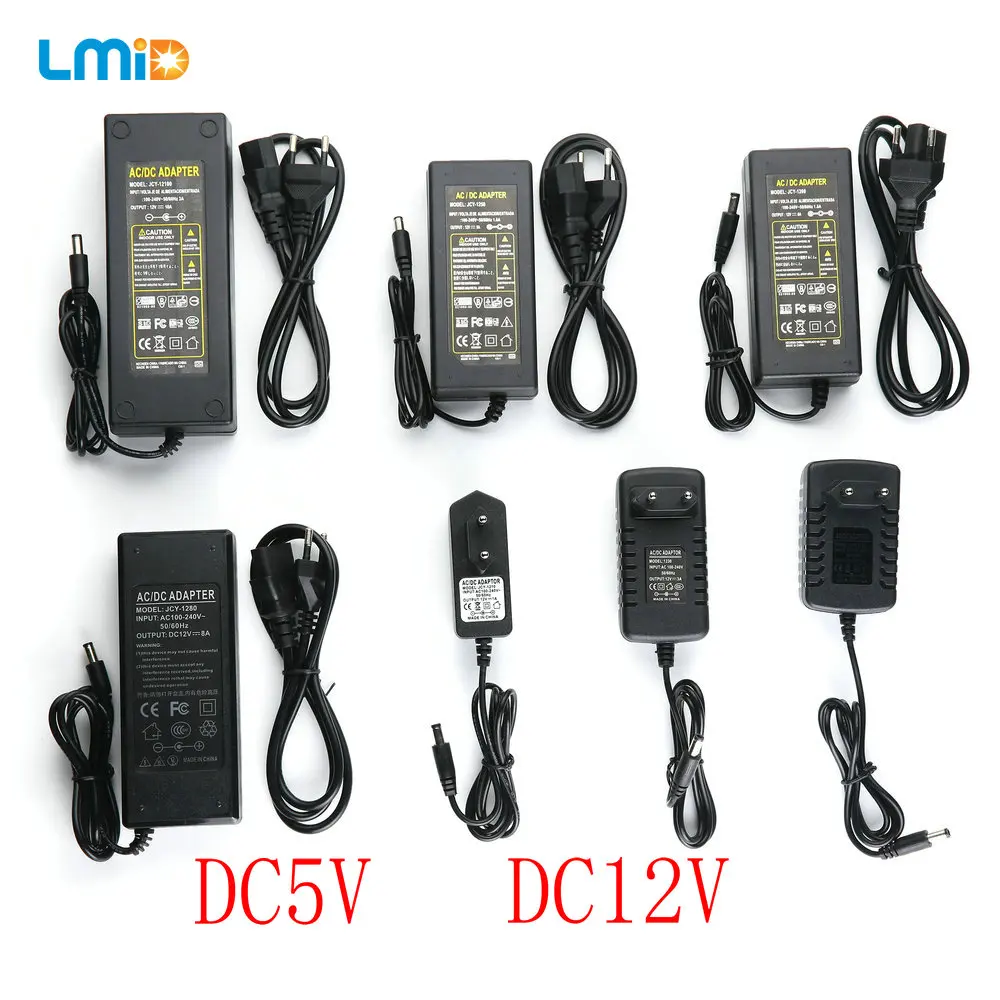 Светодиодный трансформатор LMID адаптер питания от 1 А 2 3 5 8 10 110 265 в до 12 пост.