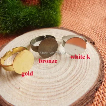 

300pcs/lot 15mm mixed color ring jewelry findings you can choose color
