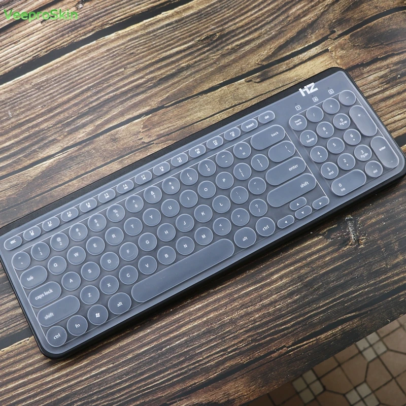 Силиконовая клавиатура для ноутбука для logitech K780, многофункциональная беспроводная клавиатура K 780, защита кожи - Цвет: Clear