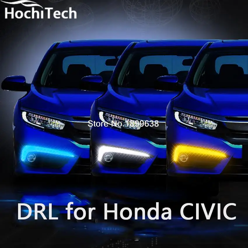 High quality and Waterproof LED Car DRL Daytime running lights fog light car styling For Honda