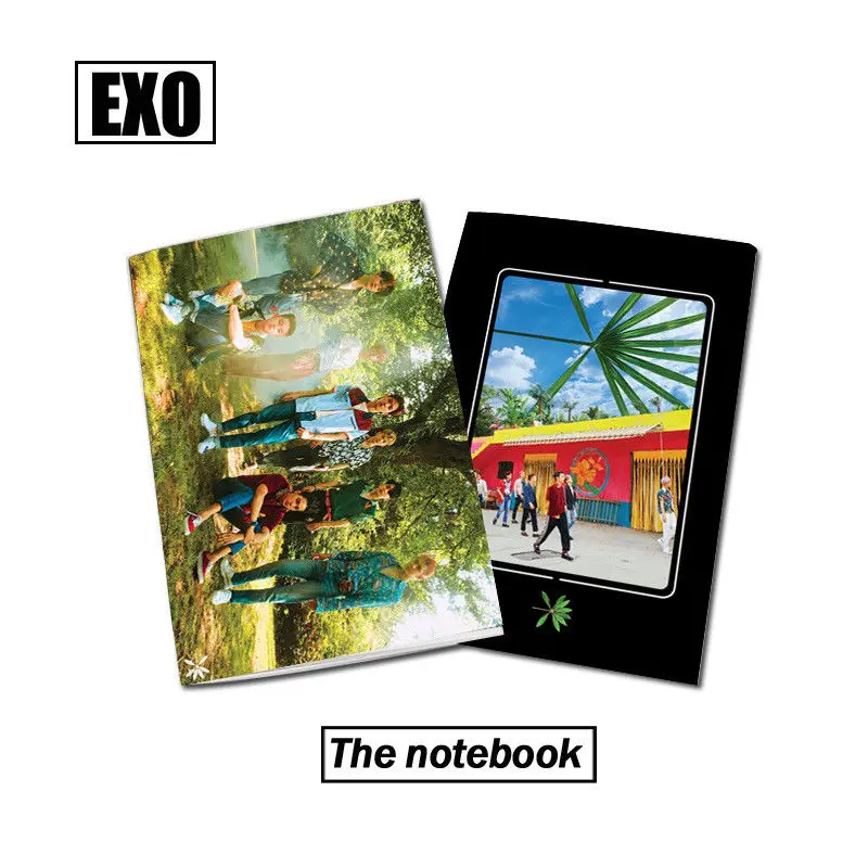 KPOP EXO The War KOKOBOP Diary Book BAEKHYUN LAY CHEN XIUMIN Notebook CHANYEOL 28P 21*14cm / 8*6 inch
