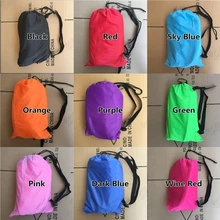 Nafukovací Lazy bag na kempování – Bananová postel