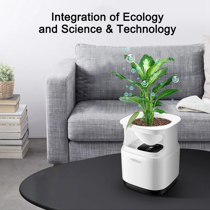 Nobico Mini Home Micro-Ecological Настольный очиститель воздуха в дополнение к формальдегиду б/у дым анион США штекер
