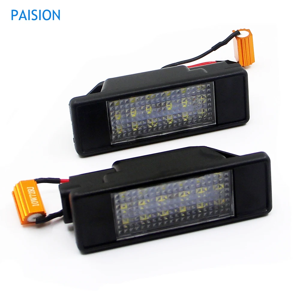 

2Pcs LED Number License Plate Light For Mercedes Benz Sprinter(W906) (2006-2016) VITO(W639) (2003-2015) Viano(W639) (2003-2015)