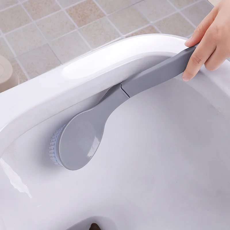 Durable Bathroom Cleaning Toilet Brushes Lang Handle Corner Brush For