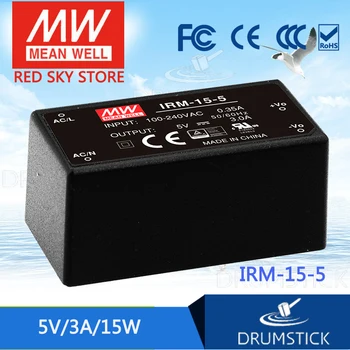 

Steady MEAN WELL IRM-15-5 5V 3A meanwell IRM-15 5V 15W Single Output Encapsulated Type