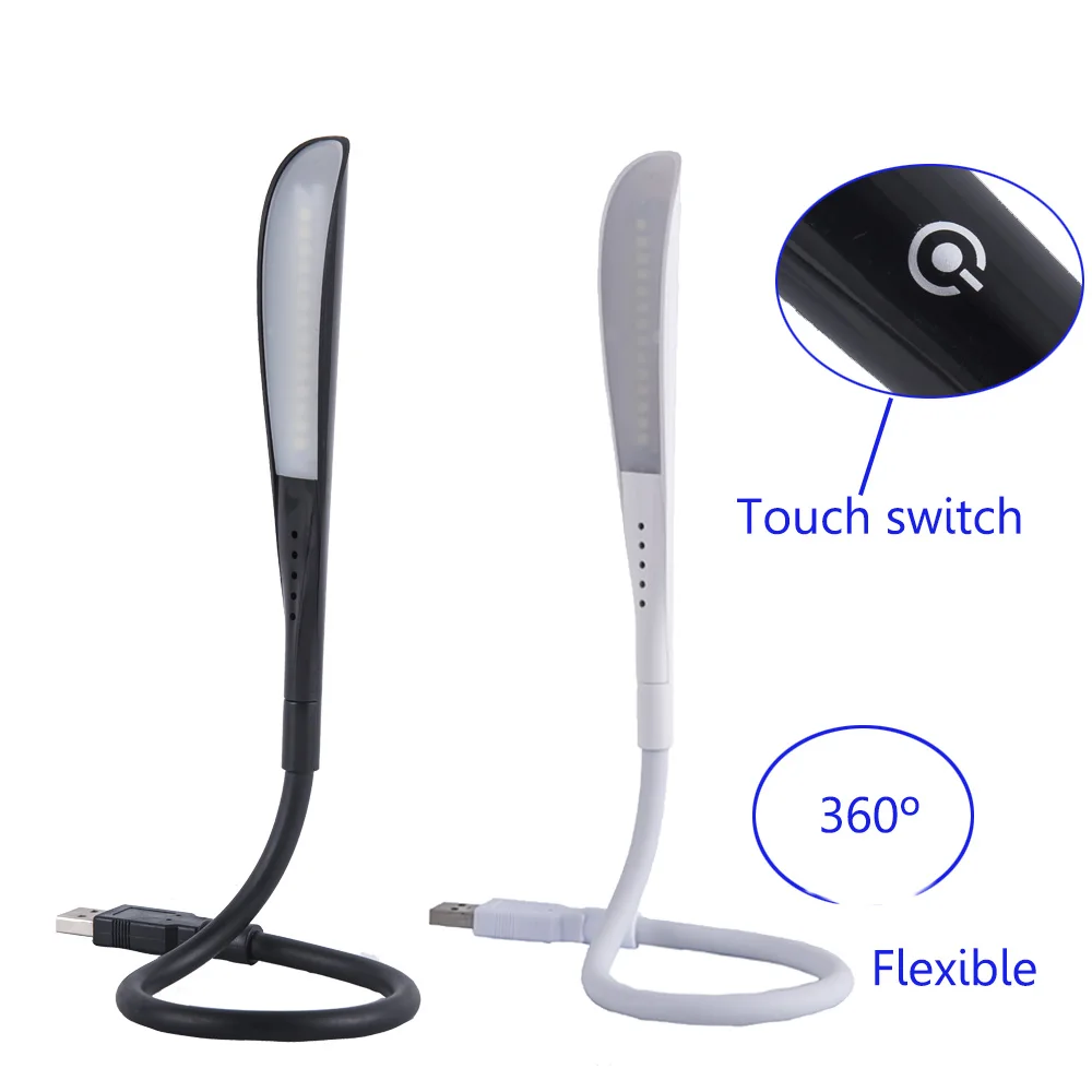 اللمس swtich أو دقيقة USB الجدول بالطاقة LED مكتب مصابيح المحمولة PC جهاز باوربانك خاص باللاب توب إمدادات مصباح ليد