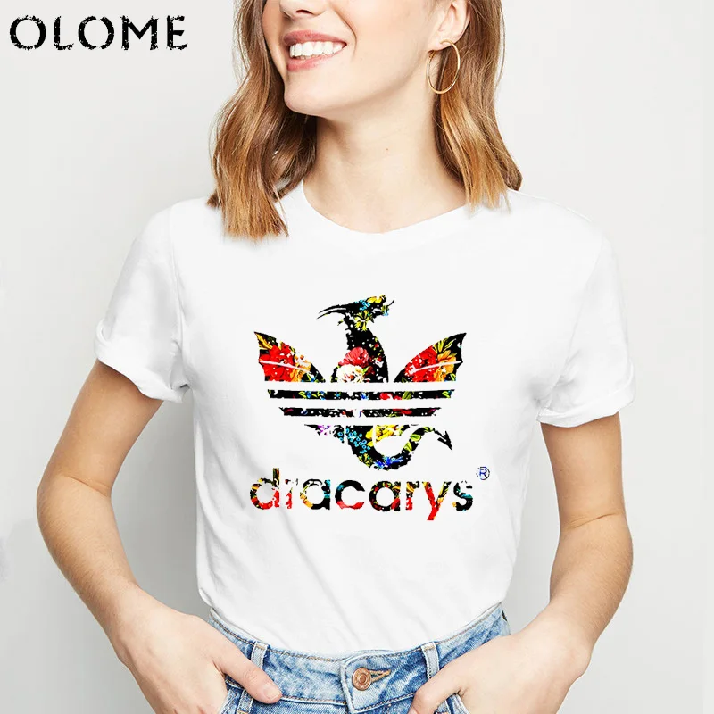 Dracarys/Семейные комплекты мать драконов Khaleesi Игра престолов футболка Дракон огонь Winterfell модные Camisetas