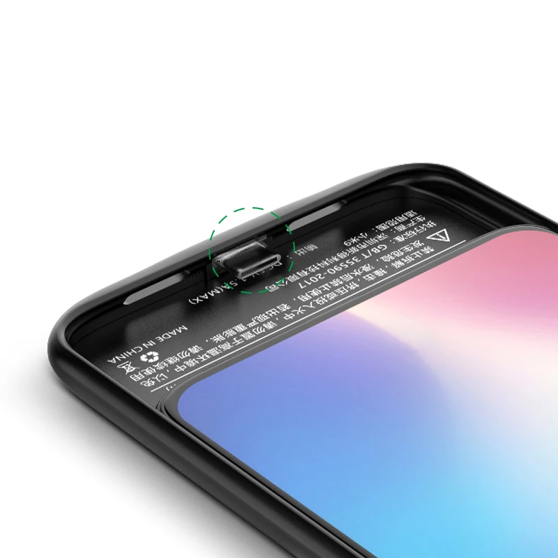 Чехол с аккумулятором для Xiaomi Mi 9 ультра тонкий силиконовый ударопрочный чехол