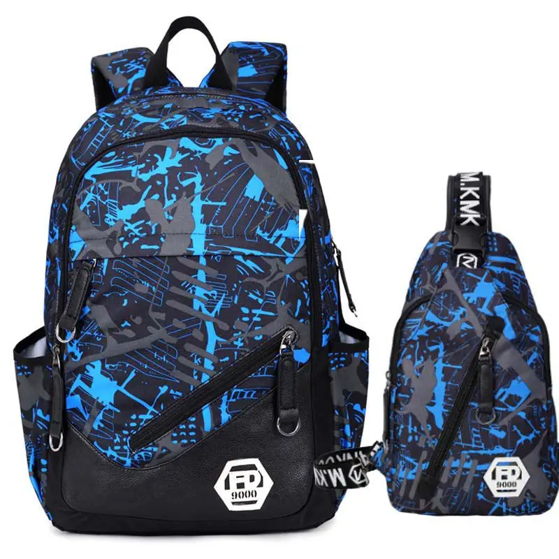 Высококачественные школьные сумки, водонепроницаемый большой рюкзак для подростков, рюкзак для колледжа, школьный рюкзак для мальчика, Студенческая дорожная сумка - Цвет: style 3