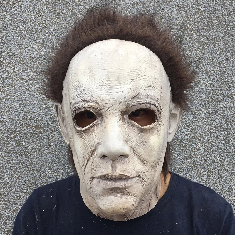 Горячая Фильм Хэллоуин ужас маска «Майкл Майерс» Косплей Взрослый латексный анфас шлем на Хэллоуин-вечеринку, страшный реквизит игрушка