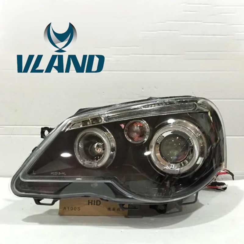 VLAND фабрика для автомобиля фары поло 2005 2009 светодиодный Биксеноновая проектор