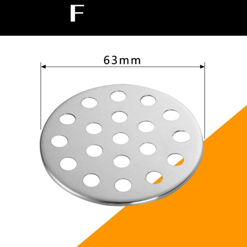 Нержавеющая сталь Кухня Раковина пробка-Фильтр отходов Подключите фильтры для раковины Ванная комната слив раковины Прямая поставка - Color: F