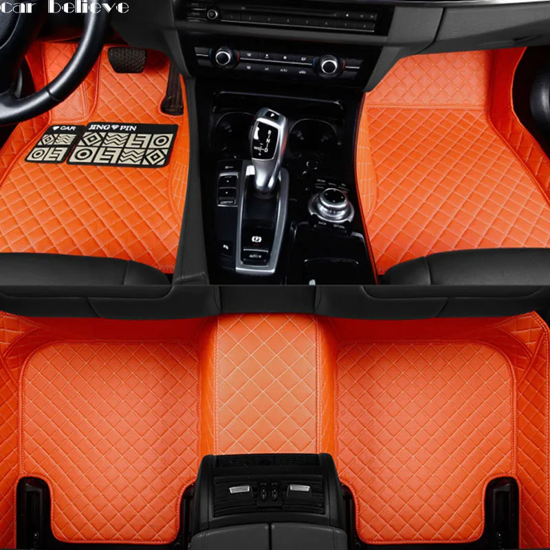 Car Believe Auto car floor Foot mat For Dodge Journey Caliber Avenger Challenger Charger waterproof car accessories 